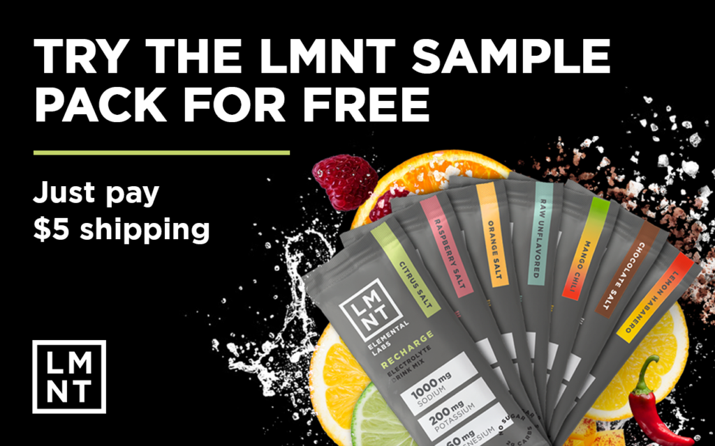 LMNT - Try the LMNT sample pack for free, just pay $5 shipping